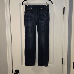 Liverpool The Crop Mid Rise Womens Pull On Stretch Jeans Size 2/26